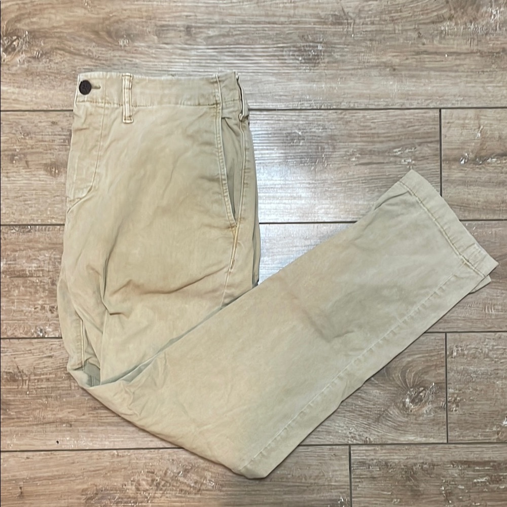 Men's Beige Khaki Pants